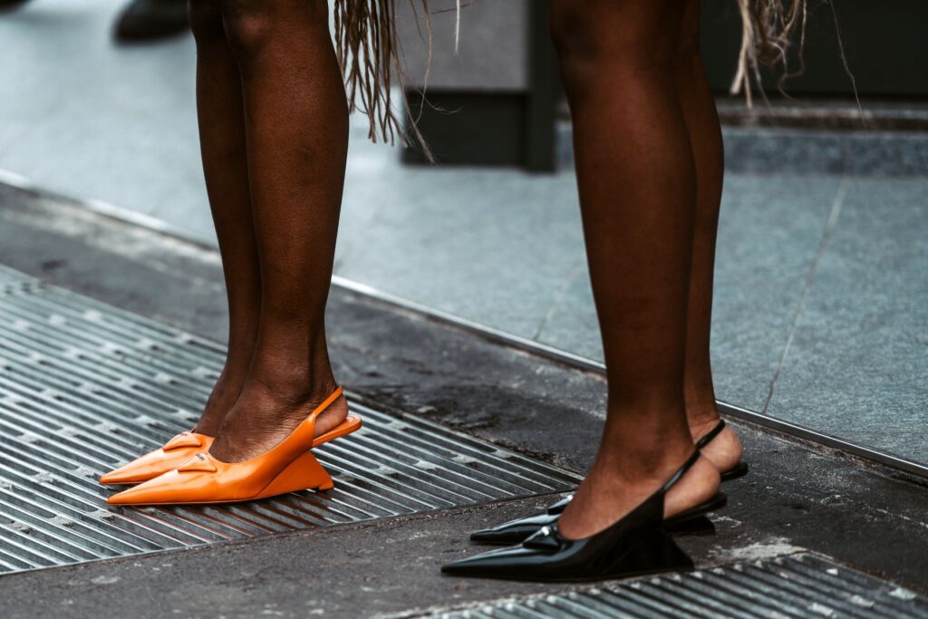 slingback design