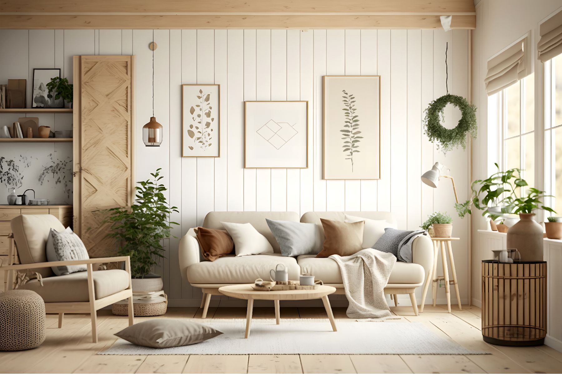 décoration scandinave salon