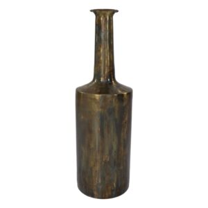 Vase Bergamo doré grand 24x75 cm