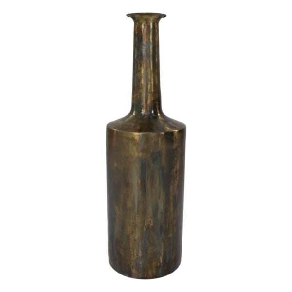 Vase Bergamo doré grand 24x75 cm