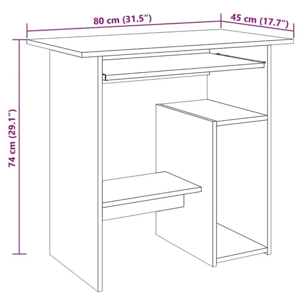 Bureau en vieux bois : design rustique et rangement optimal pour petits espaces – Image 9