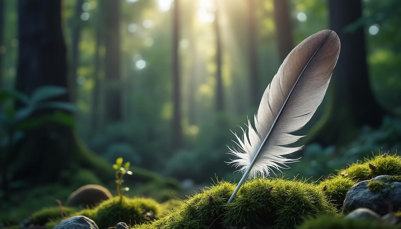 découvrez la signification spirituelle de la plume grise, symbole de paix et de sagesse. explorez les messages qu'elle véhicule et comment elle peut influencer votre vie spirituelle et intérieure.