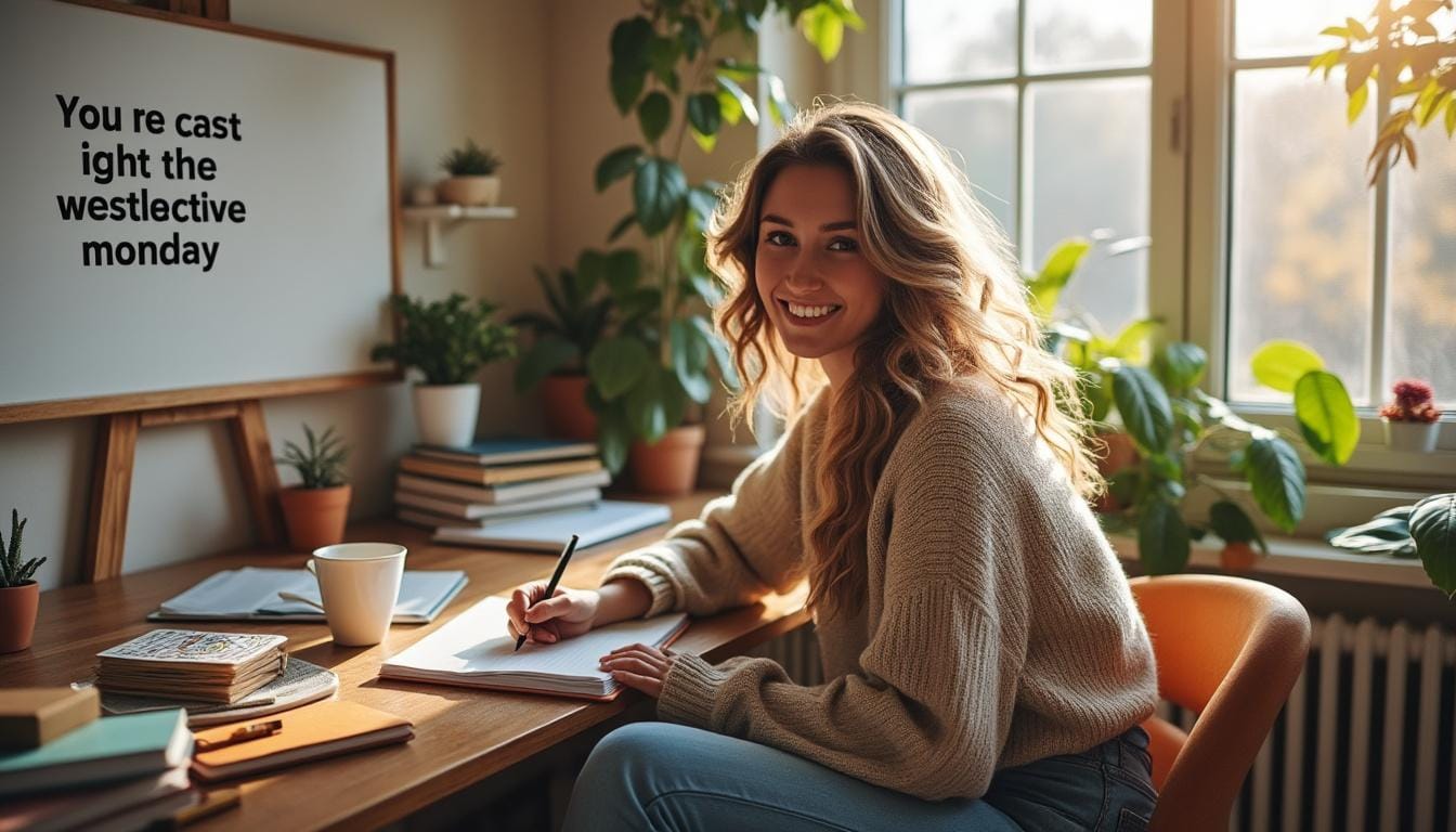 découvrez une sélection de citations inspirantes pour souhaiter un bon lundi et une excellente semaine. commencez vos journées avec motivation et positivité grâce à ces messages qui donnent le sourire !