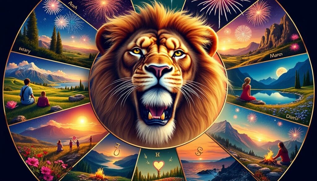 découvrez ce que l'année 2024 réserve aux lions mois par mois. plongez dans votre horoscope et préparez-vous à vivre des moments clés, des défis et des opportunités qui façonneront votre année. ne manquez pas les conseils et prévisions pour optimiser votre cheminement personnel et professionnel !