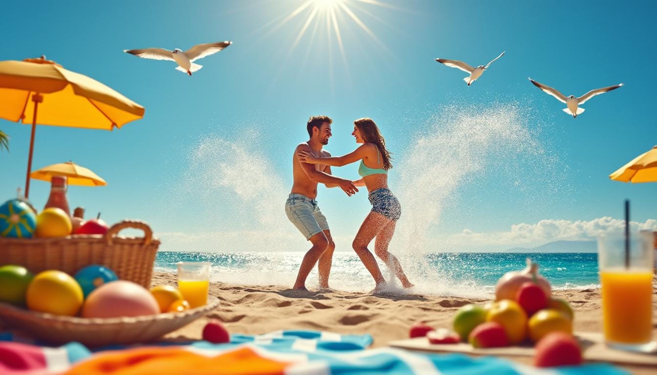 découvrez des idées originales de jeux d'amour à partager sur la plage et pimentez vos vacances en couple avec des activités ludiques, romantiques et sensuelles sous le soleil.