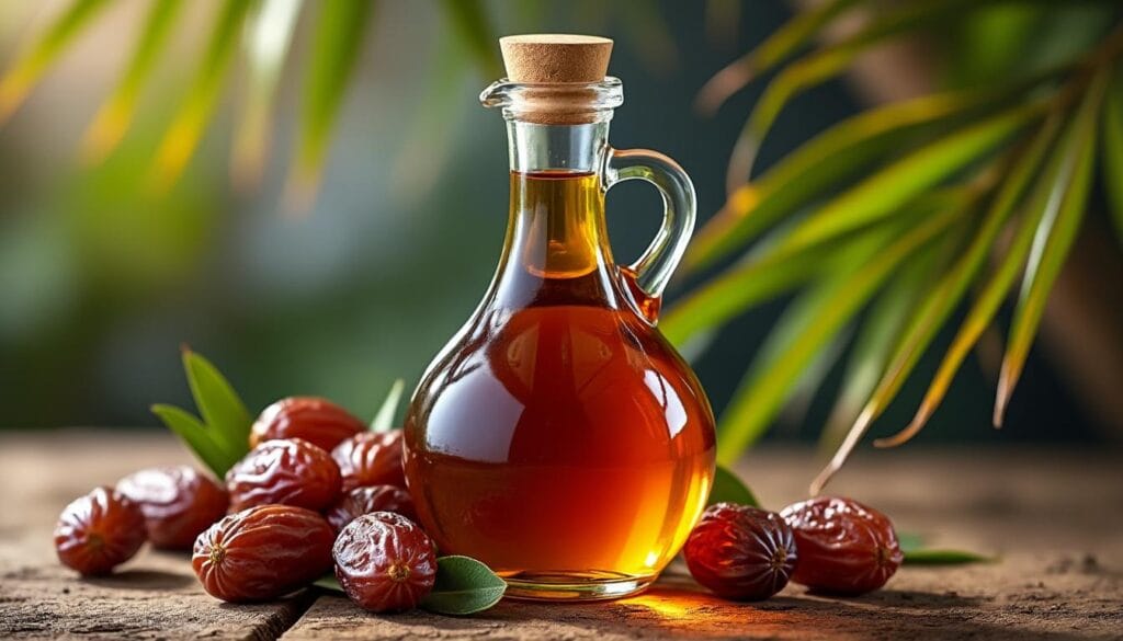 découvrez les vertus du sirop de dattes, un édulcorant naturel riche en nutriments. idéal pour sucrer vos recettes sainement, il offre saveur, énergie et bienfaits pour la santé. adoptez-le au quotidien !