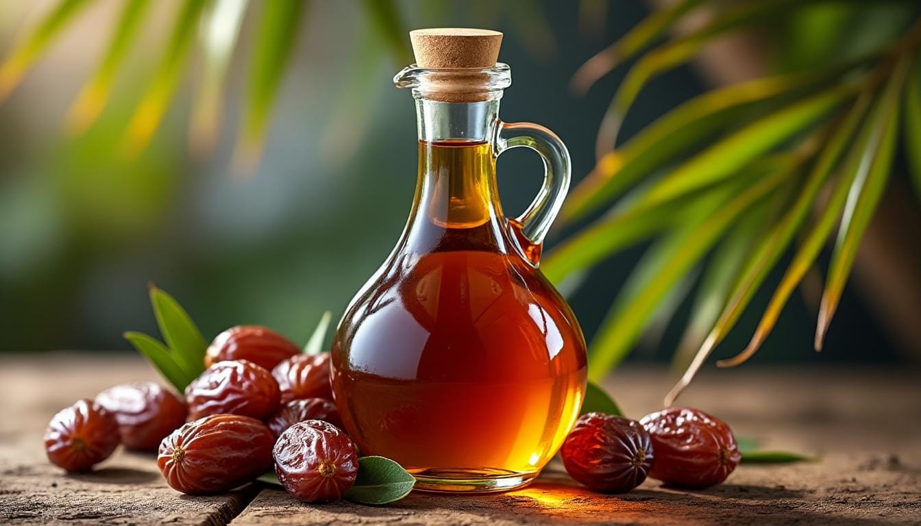 découvrez les vertus du sirop de dattes, un édulcorant naturel riche en nutriments. idéal pour sucrer vos recettes sainement, il offre saveur, énergie et bienfaits pour la santé. adoptez-le au quotidien !