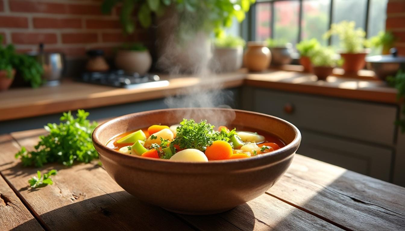 découvrez comment perdre jusqu'à 7 kg en seulement 10 jours avec la soupe brûle-graisse naturelle : une méthode efficace et saine pour éliminer les kilos superflus rapidement et retrouver la forme.