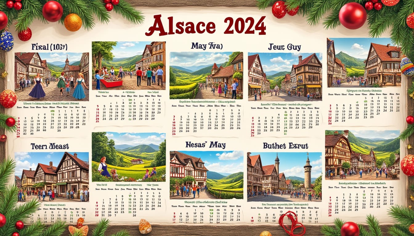 découvrez le calendrier complet des jours fériés en alsace pour 2024, ainsi que les traditions régionales associées à ces dates particulières. préparez-vous à célébrer selon la culture alsacienne !