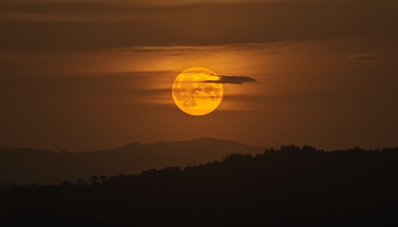découvrez pourquoi la lune prend parfois une teinte orange lors de certaines nuits. explications scientifiques sur ce phénomène fascinant et ses causes atmosphériques.