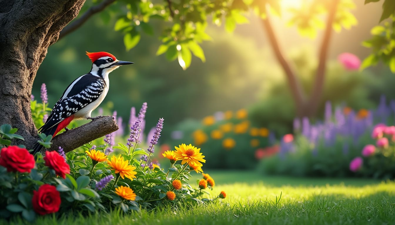découvrez la signification et le symbolisme du pivert dans votre jardin : interprétations, croyances et messages spirituels associés à cet oiseau fascinant.
