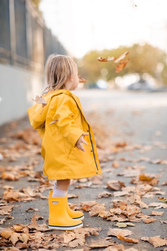 manteau impermeable pour fille