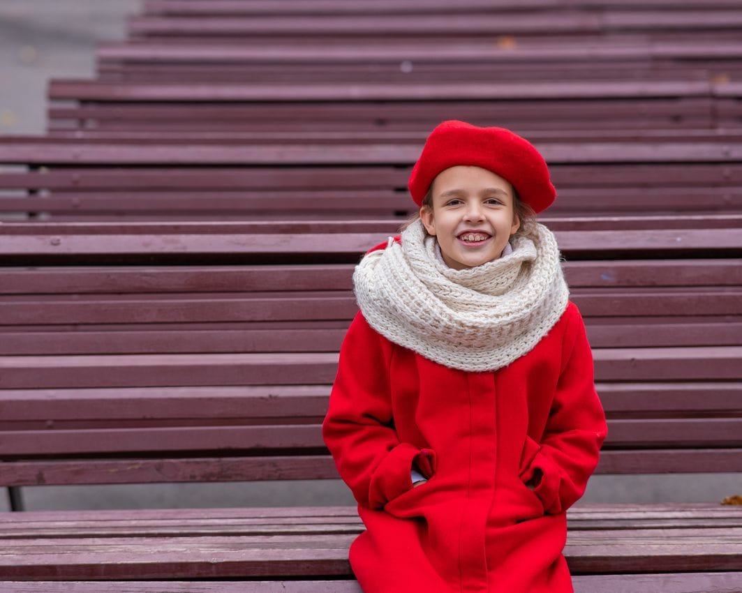 manteau chaud pour jeune fille